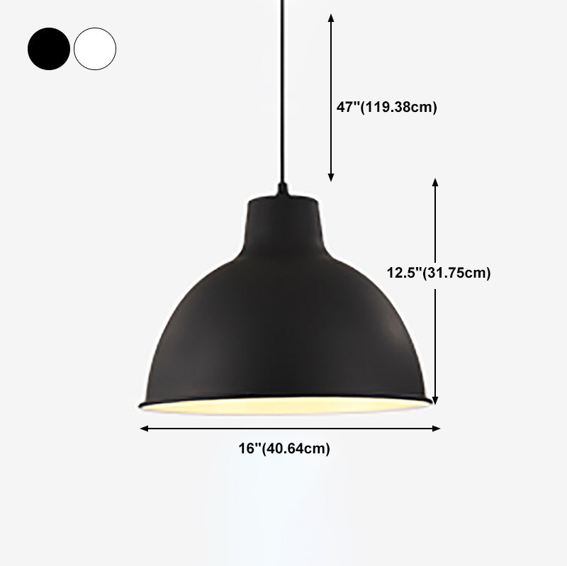 1 Light Geometric Hanging Lights Industrial Style Metal Pendant Light Kit