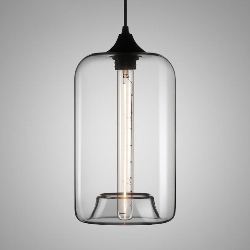 Modern Style Hanging Light Creative Glass Shade Pendant Lighting Fixture