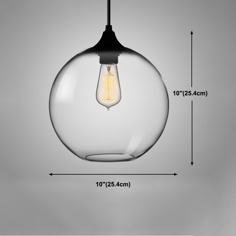 Modern Style Hanging Light Creative Glass Shade Pendant Lighting Fixture