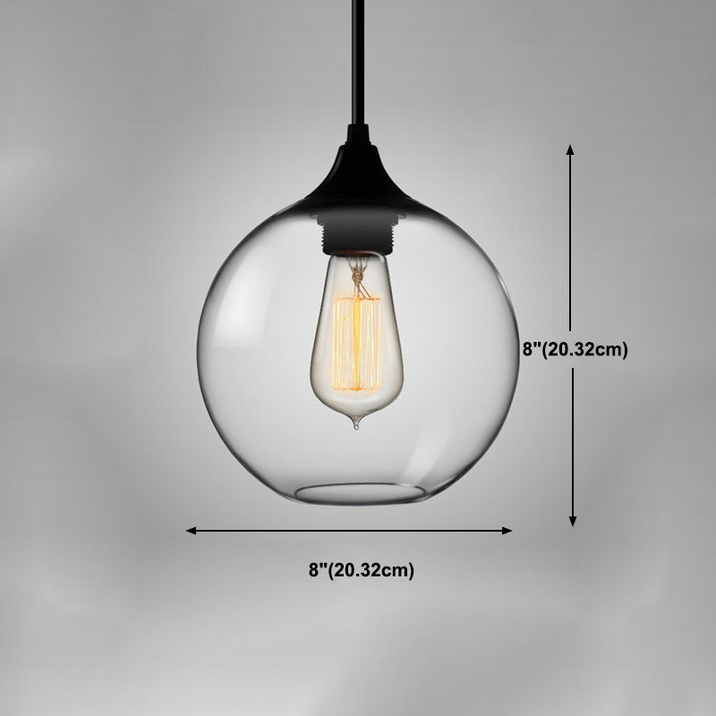 Modern Style Hanging Light Creative Glass Shade Pendant Lighting Fixture