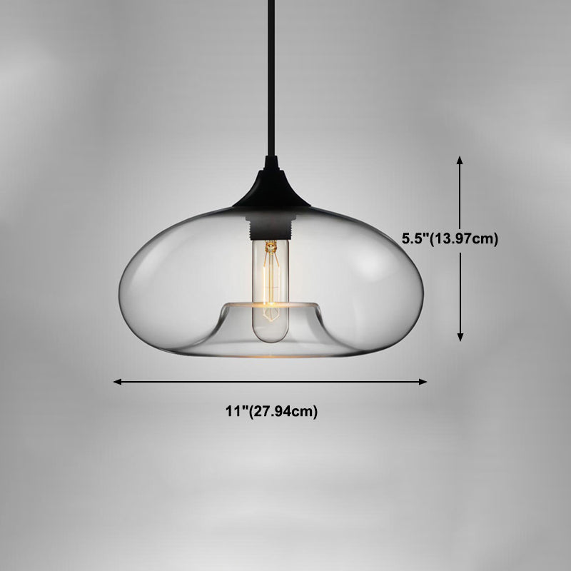 Modern Style Hanging Light Creative Glass Shade Pendant Lighting Fixture