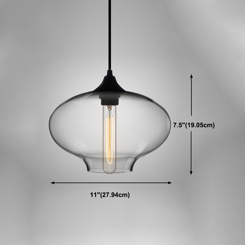 Modern Style Hanging Light Creative Glass Shade Pendant Lighting Fixture