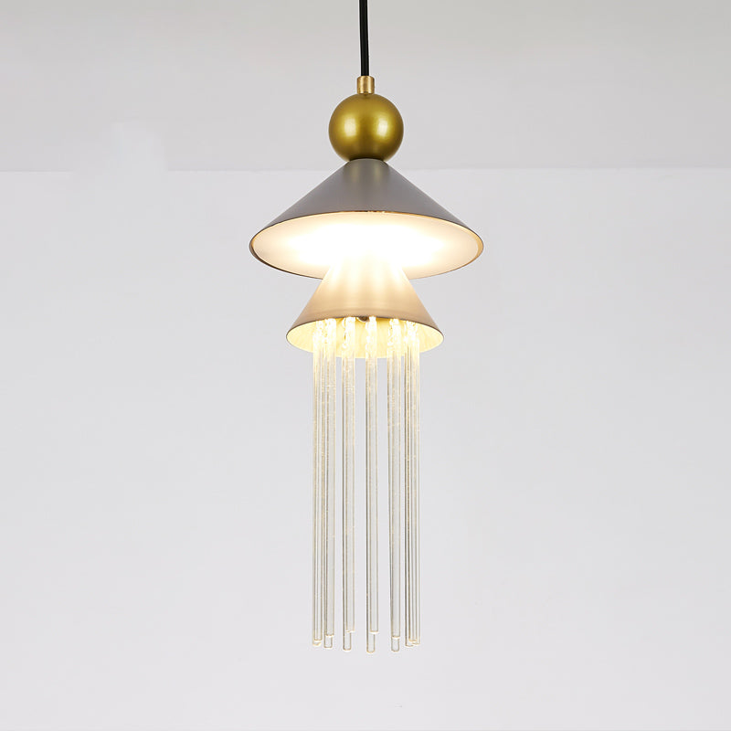 1 éclairage de suspension géométrique légère