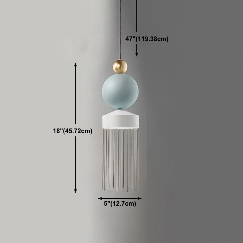 1 éclairage de suspension géométrique légère