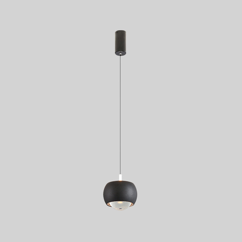 Forme ronde Metal Hanging Light Moderne 1 lumière suspendue à la lumière Light