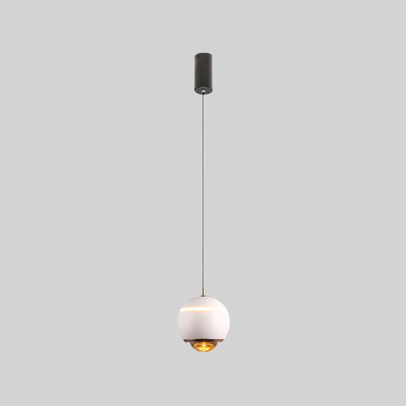 Forme ronde Metal Hanging Light Moderne 1 lumière suspendue à la lumière Light