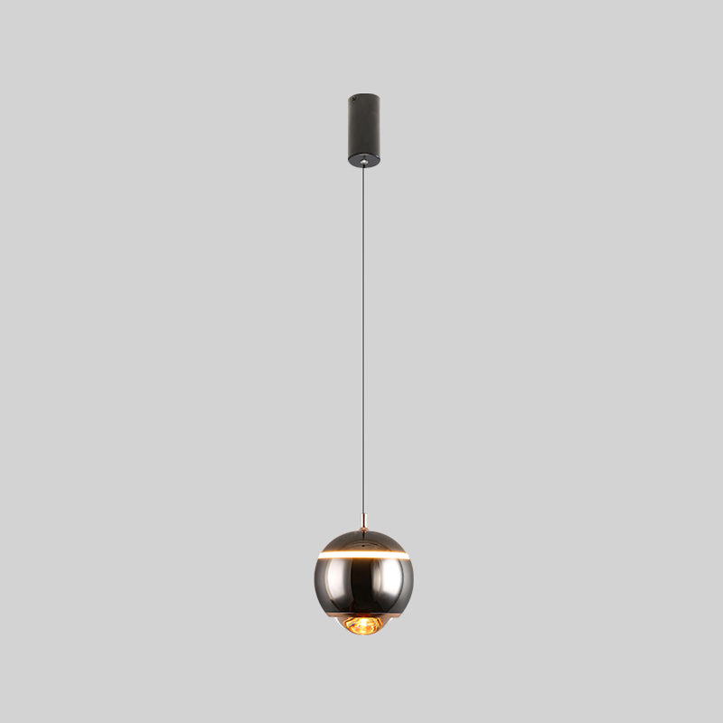 Forme ronde Metal Hanging Light Moderne 1 lumière suspendue à la lumière Light