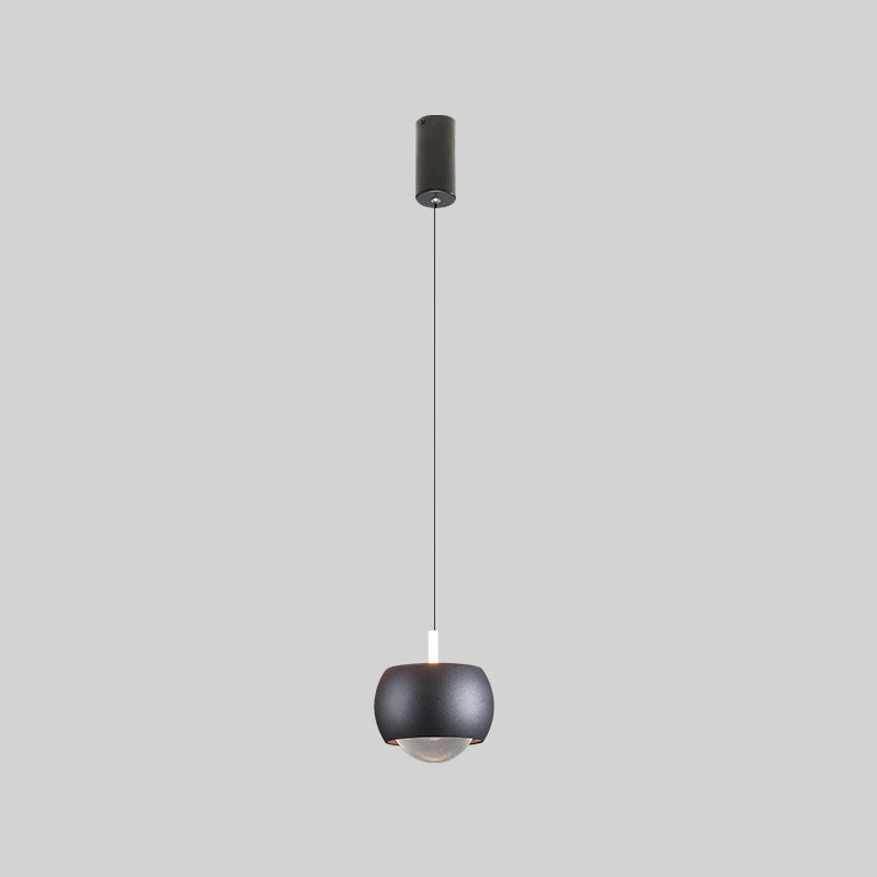 Forme ronde Metal Hanging Light Moderne 1 lumière suspendue à la lumière Light