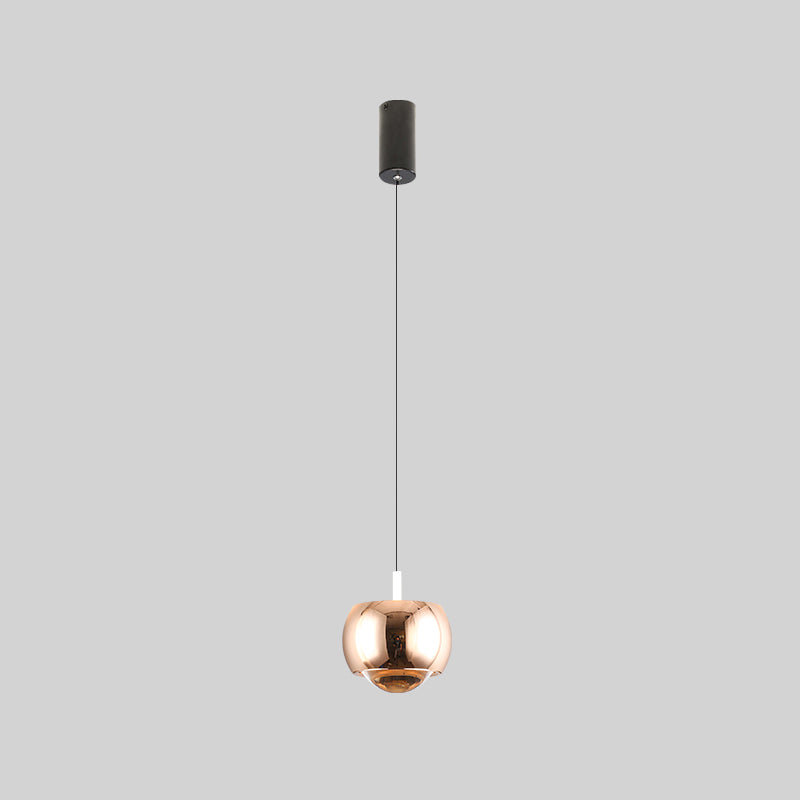 Forme ronde Metal Hanging Light Moderne 1 lumière suspendue à la lumière Light