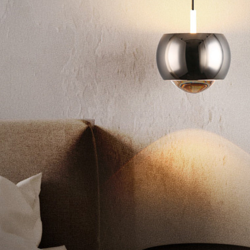 Forme ronde Metal Hanging Light Moderne 1 lumière suspendue à la lumière Light