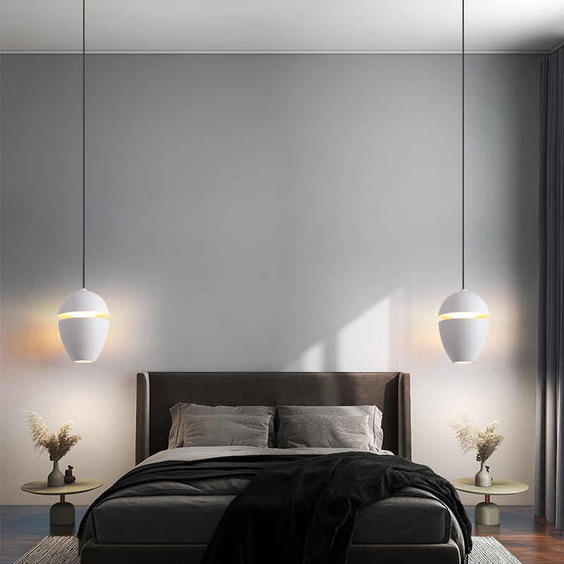 Pendentif géométrique en aluminium Light moderne LED coloré pendentif suspendu pour le salon