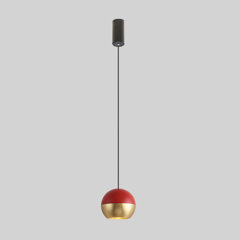 Aluminum Geometric Pendant Light Modern Colorful LED Hanging Pendant for Living Room