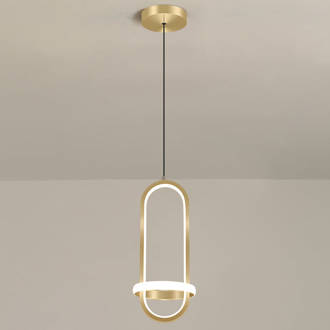 Style moderne forme linéaire lumières suspendues en métal luminaires suspendus