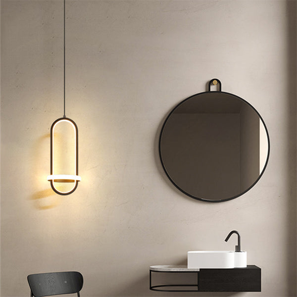 Style moderne forme linéaire lumières suspendues en métal luminaires suspendus