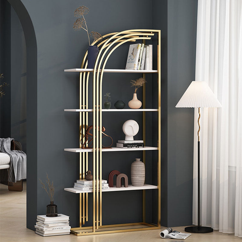 Libreria da 12 "Wookshelf Open Back Glam Style per Study Room Home Office