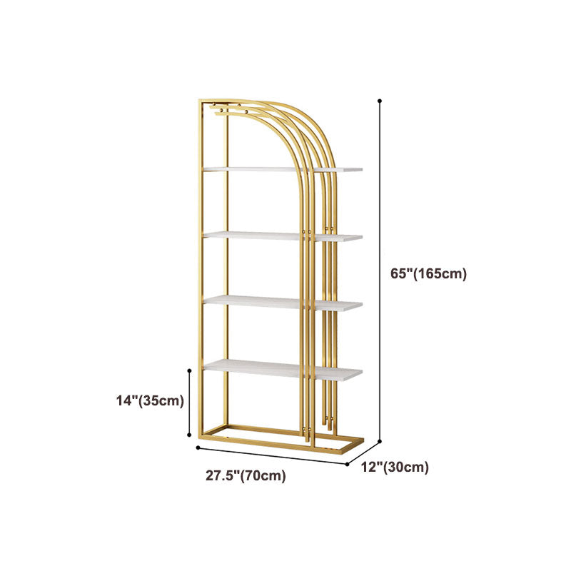 Libreria da 12 "Wookshelf Open Back Glam Style per Study Room Home Office