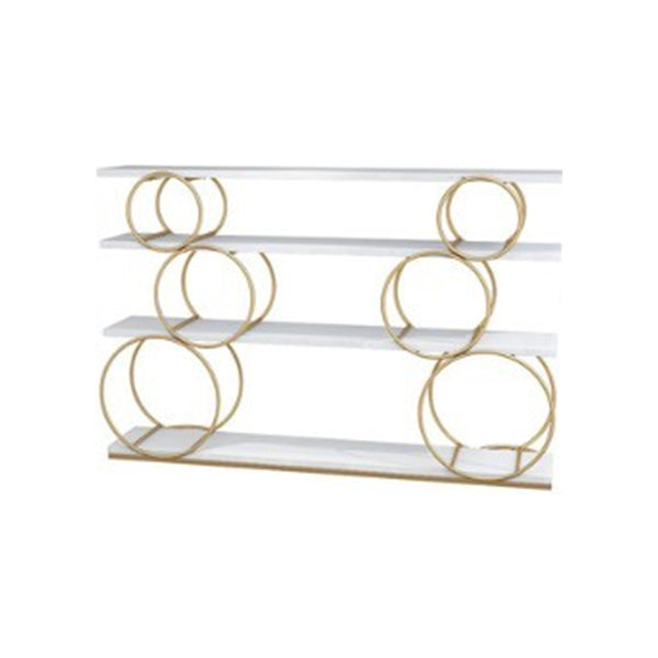 11.81 "W libreria di libreria glam in stile aperta libreria per la sala da studio dell'ufficio