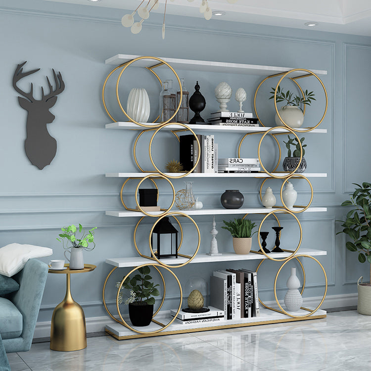 11.81 "W Bookshelf Glam Sty