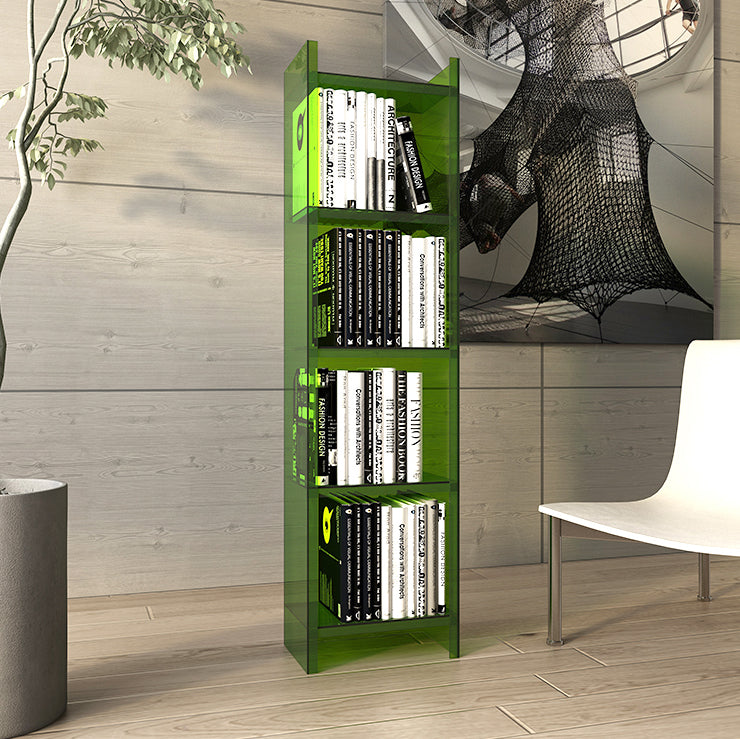 Libreria standard verticale glam acrilico chiuso libreria per soggiorno