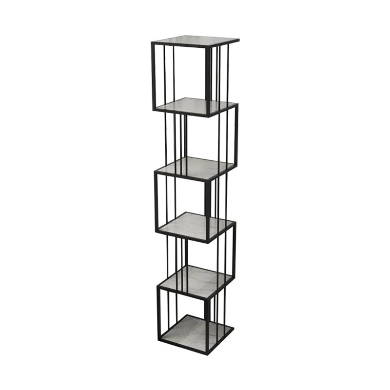 Glam Open Etagere Bookshelf di ferro verticale libreria per la casa