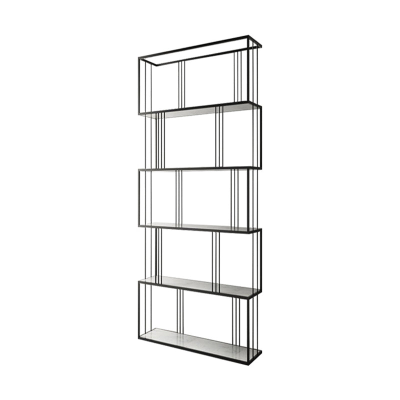 Glam Open Etagere Bookshelf di ferro verticale libreria per la casa