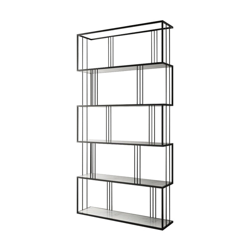 Glam Open Etagere Bookshelf di ferro verticale libreria per la casa