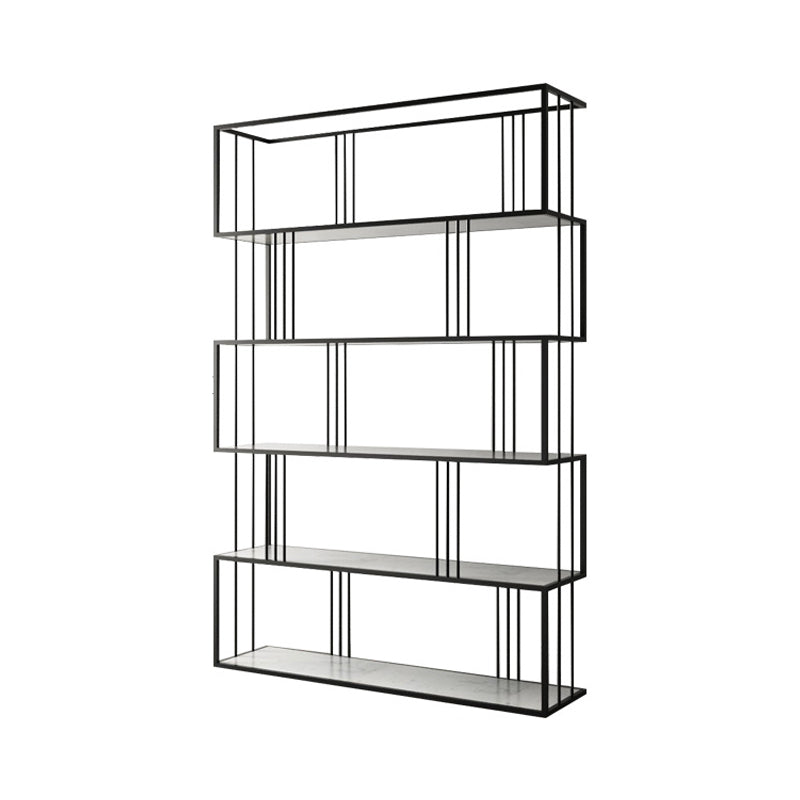Glam Open Etagere Bookshelf di ferro verticale libreria per la casa