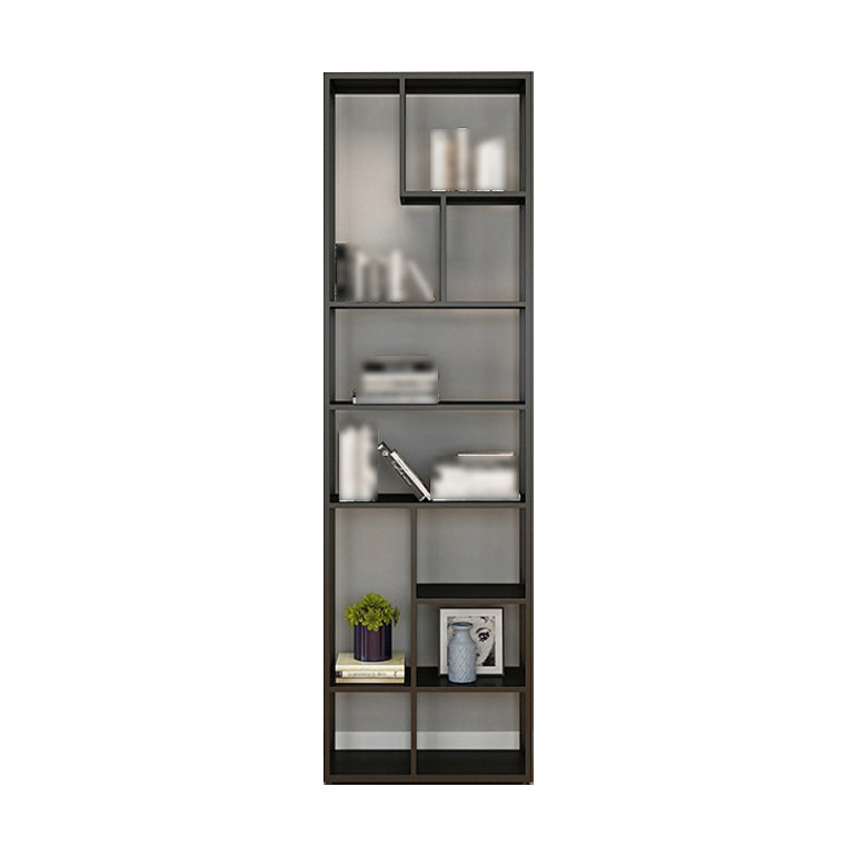 81 "H Bücherscheibe Glamstil Open Back -Bücherregal für das Home Office für Studienzimmer