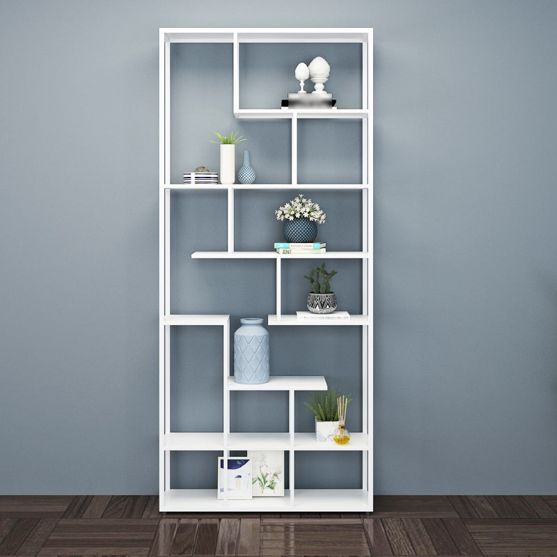 81 "H Bookcase Open Back in stile Glam per lo studio Home Office