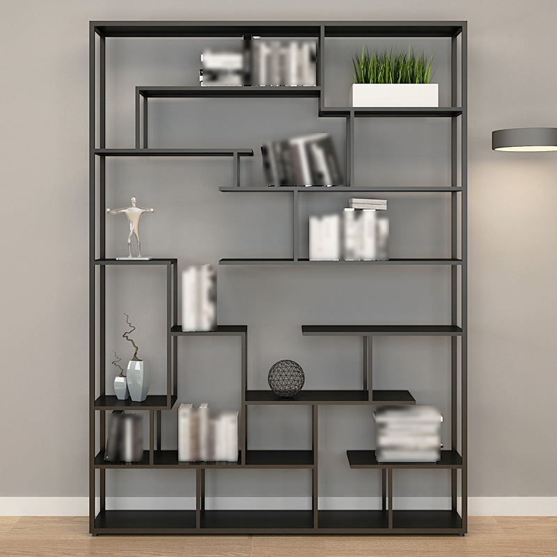 81 "H Bücherscheibe Glamstil Open Back -Bücherregal für das Home Office für Studienzimmer