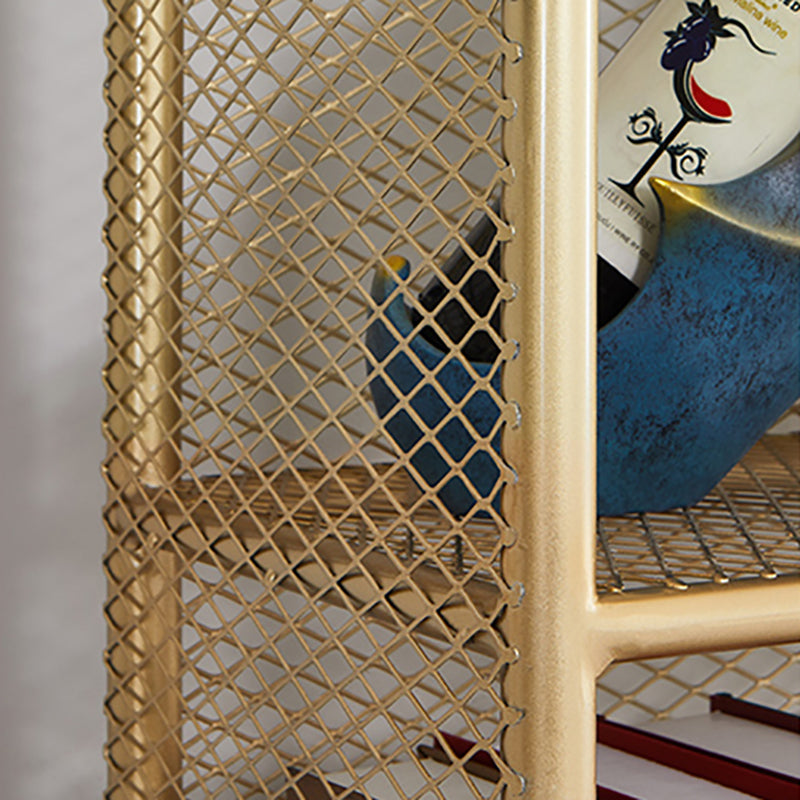 Libreria in stile glam di libreria chiusa per la sala da studio