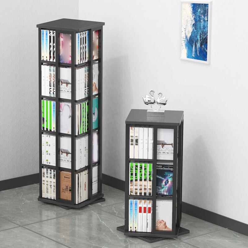 Offene vertikale industrielle Ecke Bücherregal Metallrahmen Hersteller Holzregal -Bücherregal