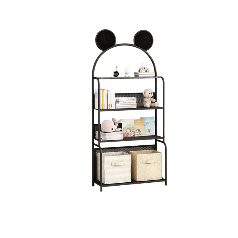 Libreria in stile glam a parete per la casa per l'ufficio e la sala da studio