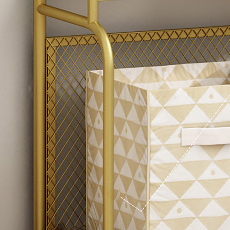 Libreria in stile glam a parete per la casa per l'ufficio e la sala da studio