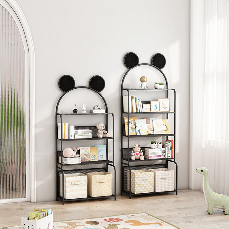 Libreria in stile glam a parete per la casa per l'ufficio e la sala da studio