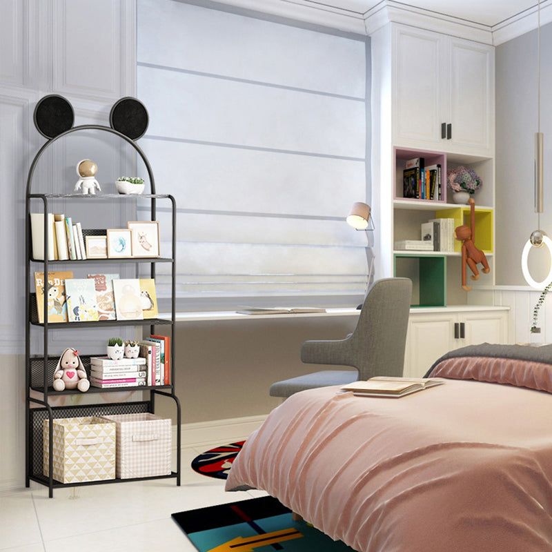 Libreria in stile glam a parete per la casa per l'ufficio e la sala da studio