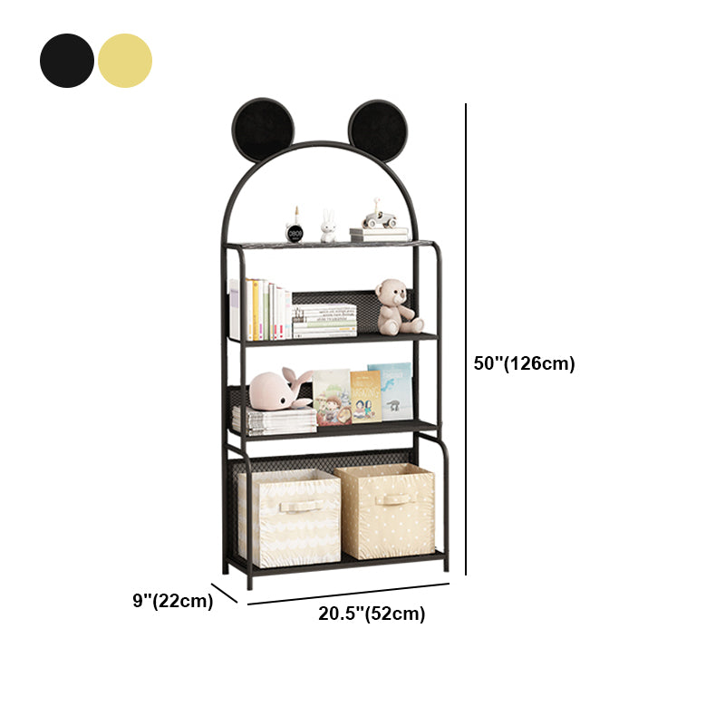 Libreria in stile glam a parete per la casa per l'ufficio e la sala da studio