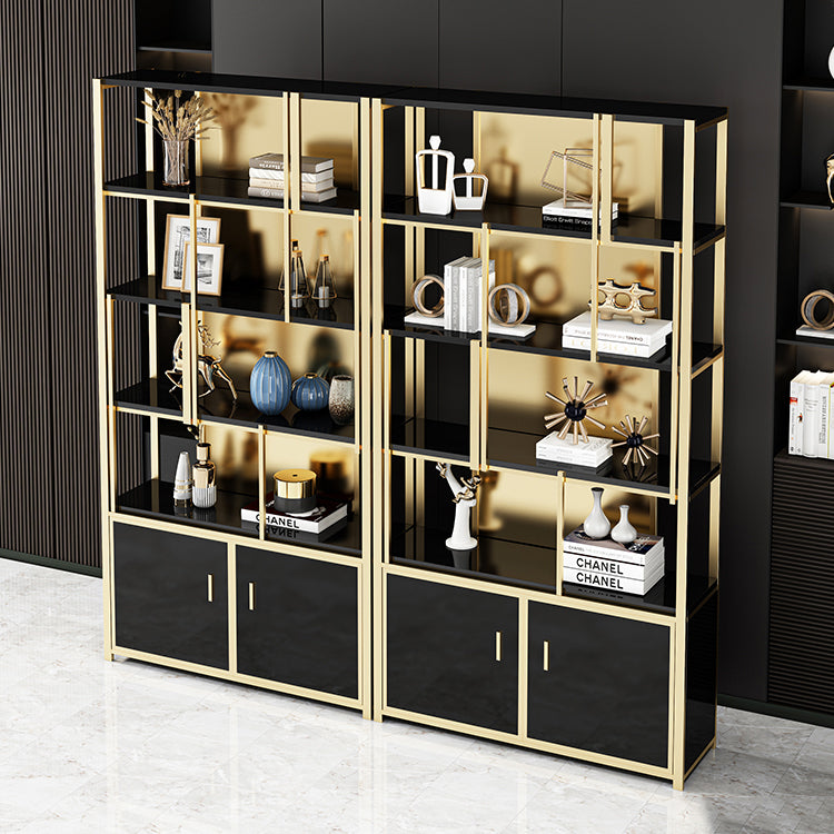 12 "W 79" H libreria Glam in stile Glam Open Back Bookcase per Study Room Home Office