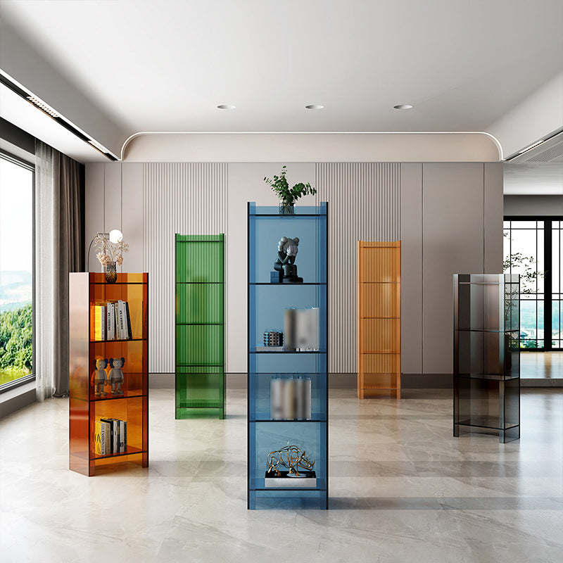 Libreria standard acrilica glam chiusa libreria verticale per soggiorno