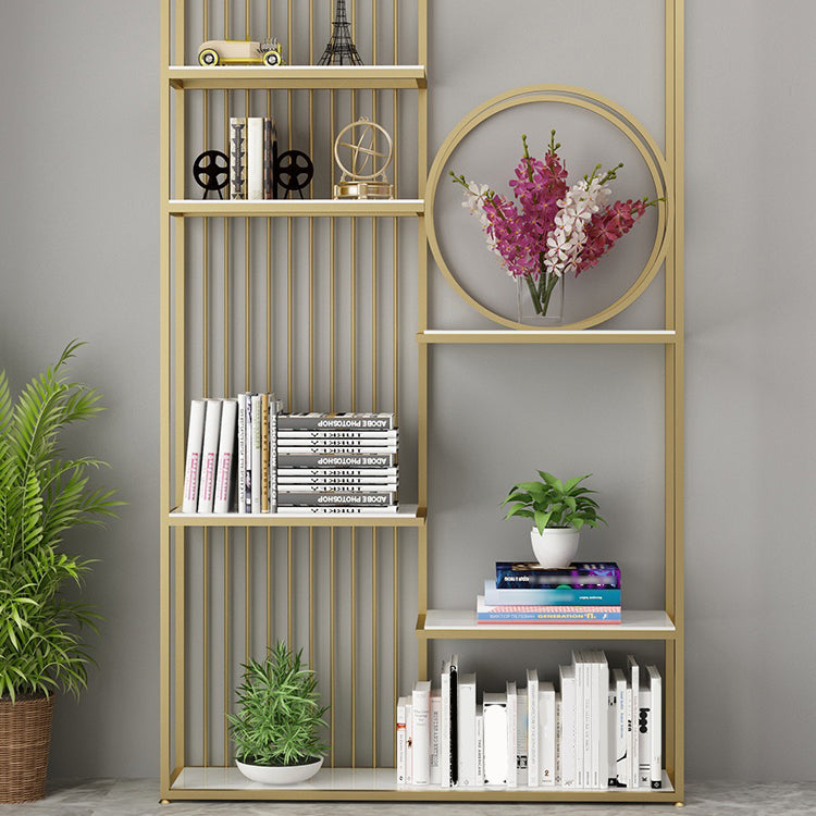 70,87 "H Bookshelf Glam Style Open Back Bücherregal für Home Office Study Room