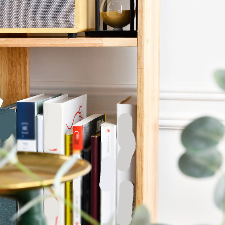 Libreria aperta in stile scandinavo libreria in legno massiccio per ufficio di studio