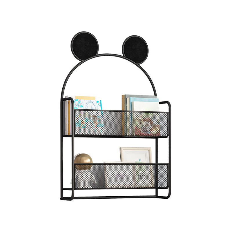 Wall Mounted Bookcase Scandinavian Style Bookshelf for Home Office Study Room