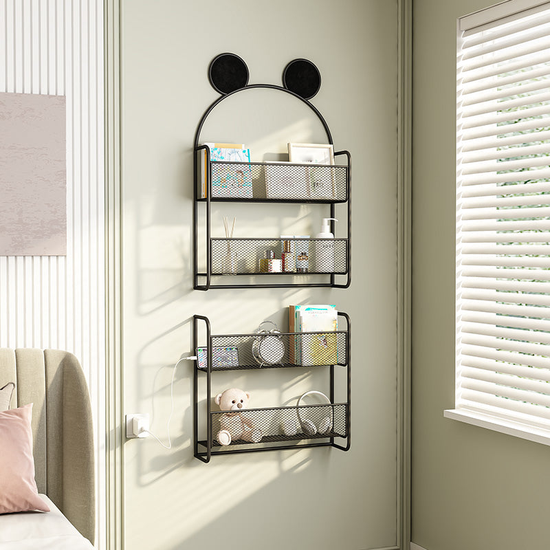 Wall Mounted Bookcase Scandinavian Style Bookshelf for Home Office Study Room