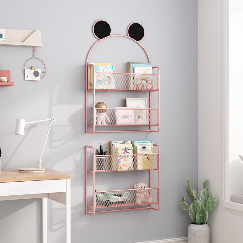 Wall Mounted Bookcase Scandinavian Style Bookshelf for Home Office Study Room