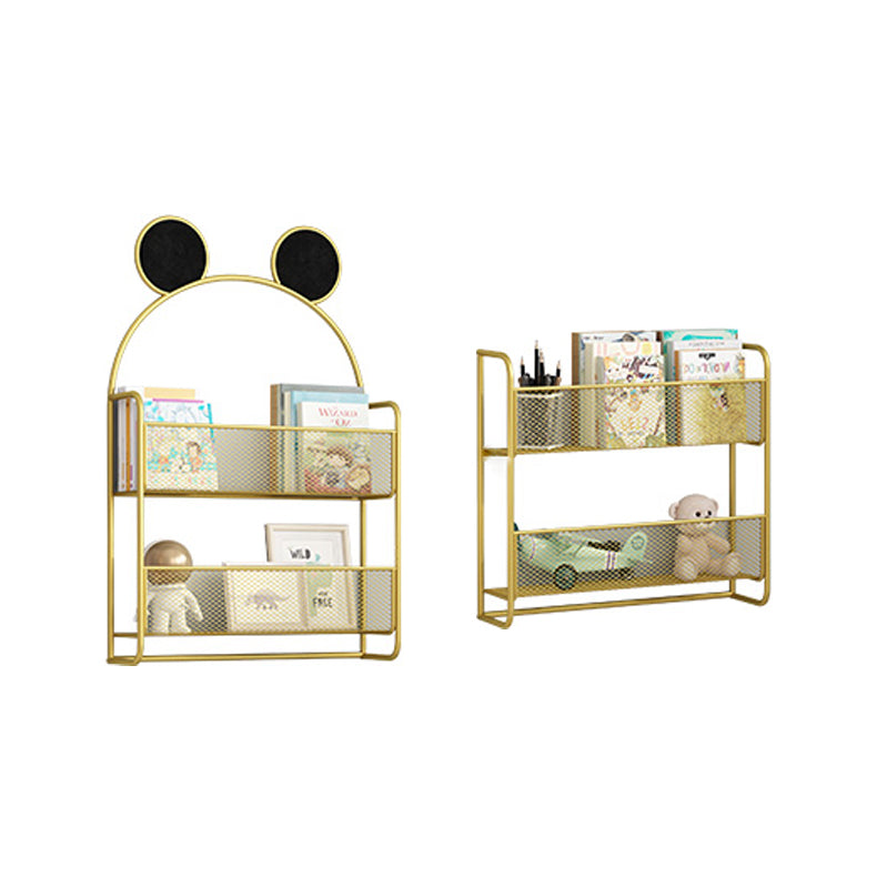 Wall Mounted Bookcase Scandinavian Style Bookshelf for Home Office Study Room