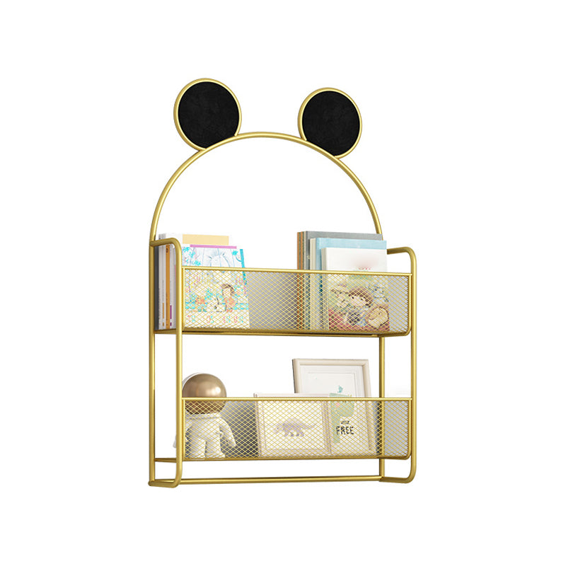 Wall Mounted Bookcase Scandinavian Style Bookshelf for Home Office Study Room