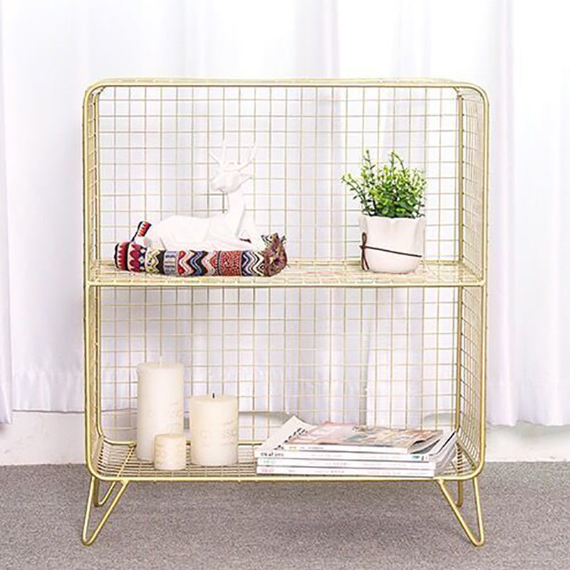 Libreria standard industriale di ferro chiuso libreria verticale per camera da letto