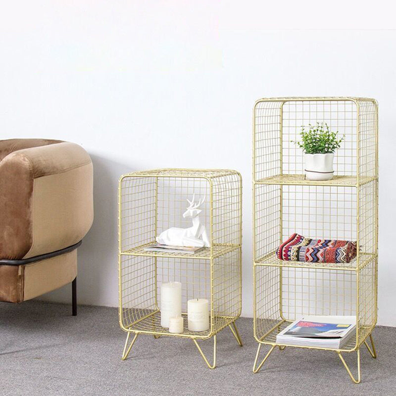 Libreria standard industriale di ferro chiuso libreria verticale per camera da letto