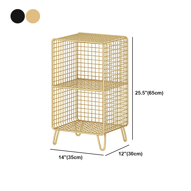 Libreria standard industriale di ferro chiuso libreria verticale per camera da letto