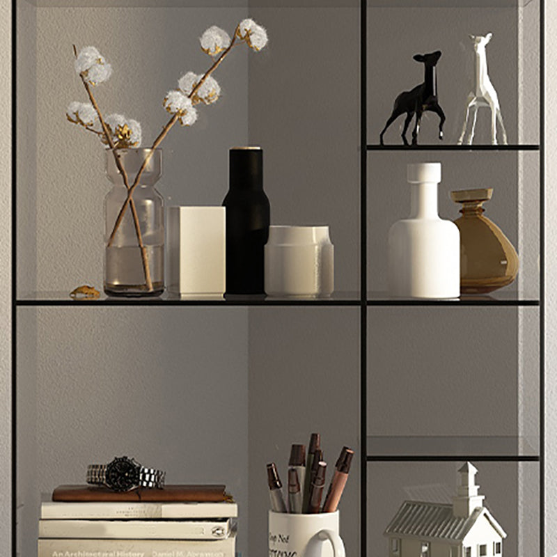 Libreria standard acrilica scandinava, libreria chiusa, 23,6 "L x 9,84" W x 47.2 "H